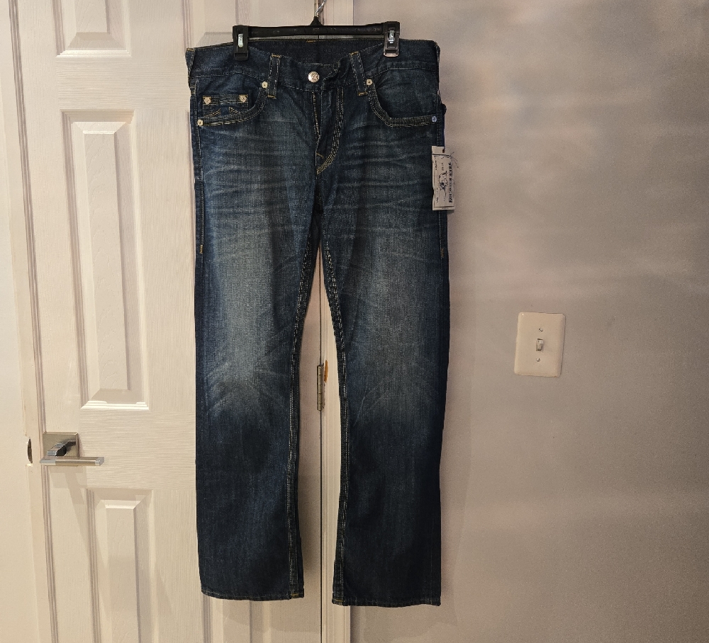 True Religion Blue Straight Jeans Classic Style